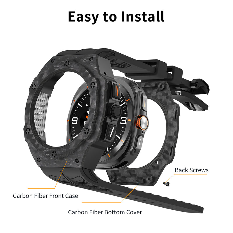 [New]  Carbon Fiber Case for Samsung Galaxy Watch 7 Ultra 47mm