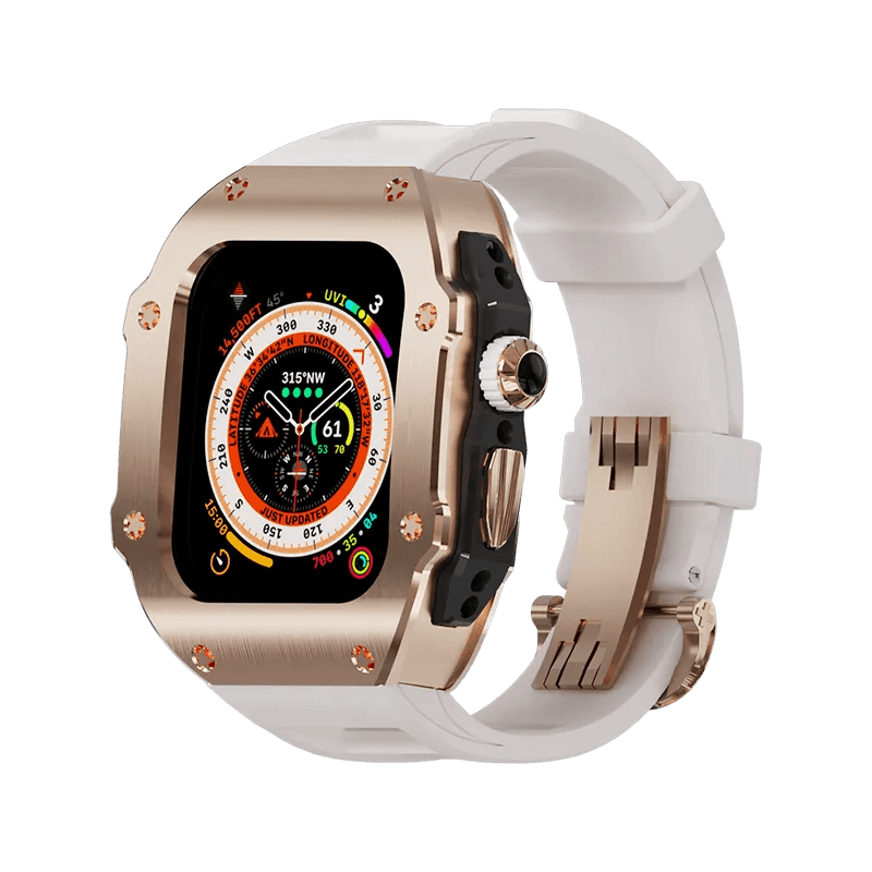 316L Stainless Steel Case for Apple Watch 42/44/45/46/49mm HUALIMEI