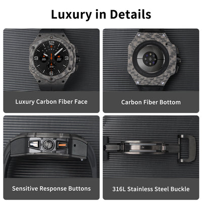 [New]  Carbon Fiber Case for Samsung Galaxy Watch 7 Ultra 47mm