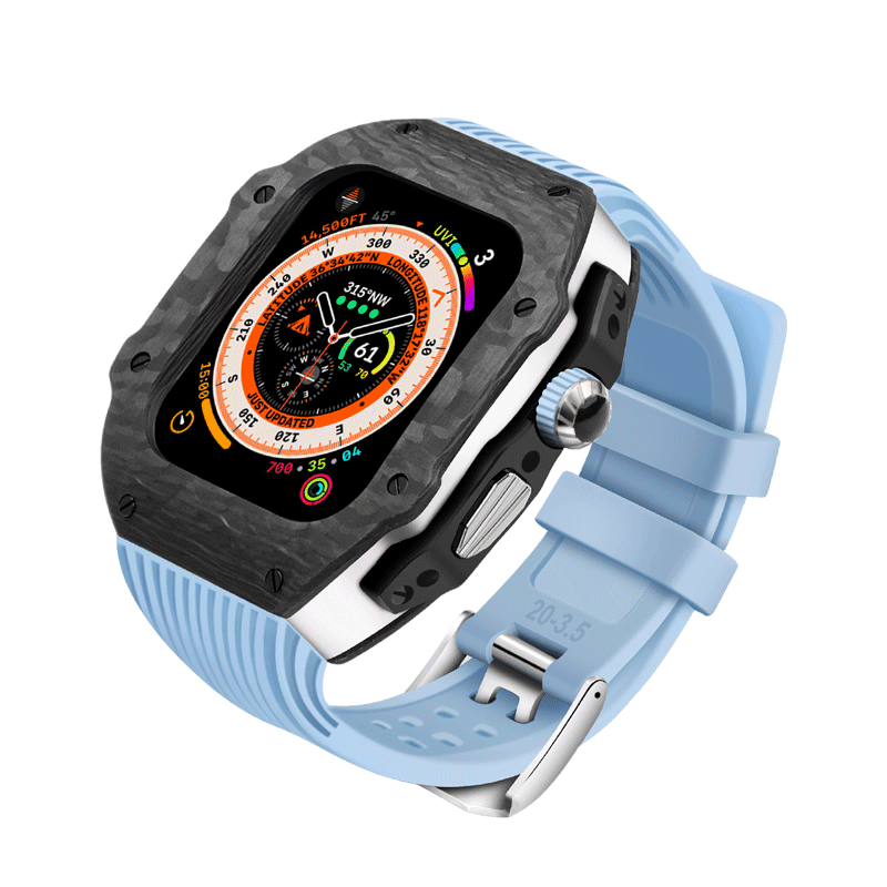 HUALIMEI Watch Cases - Carbon Fiber＆Silicone｜Cases for 42/44/45/46/49mm