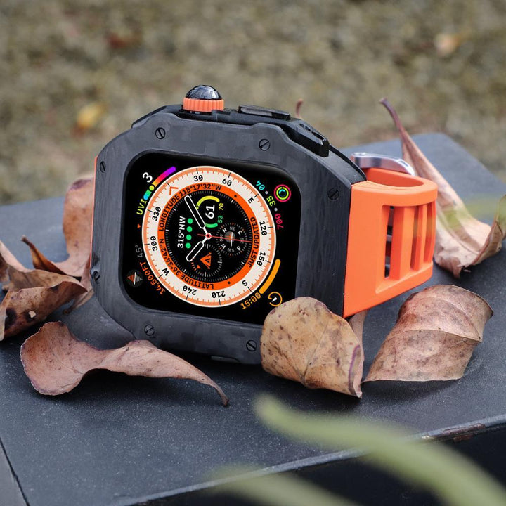 新品、未使用　HUALIMEI Apple Watch カーボンケース 新品、未使用 HUALIMEI Apple Watch カーボンケースの通販 by