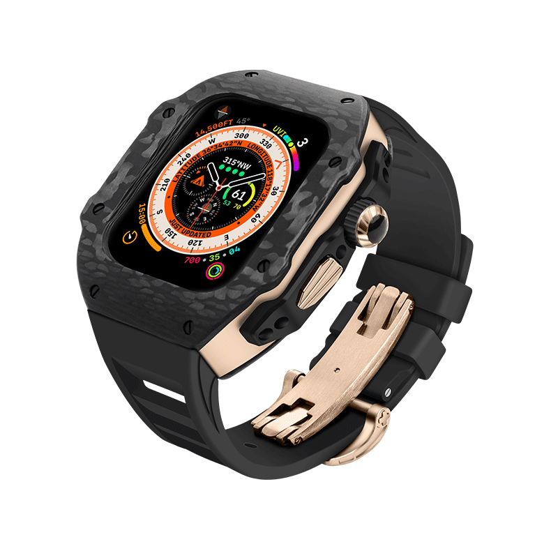 Carbon Fiber Case for Apple Watch Ultra Ultra2 49mm HUALIMEI