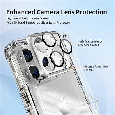 [New] Crystal Transparent Phone Case for iPhone 15Pro/ 15 ProMax - HUALIMEI
