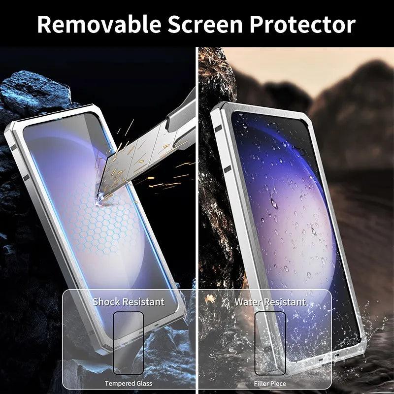 [New] Metal Phone Case for Samsung Galaxy S23+/S23 Ultra - S22+/S22 Ultra - HUALIMEI