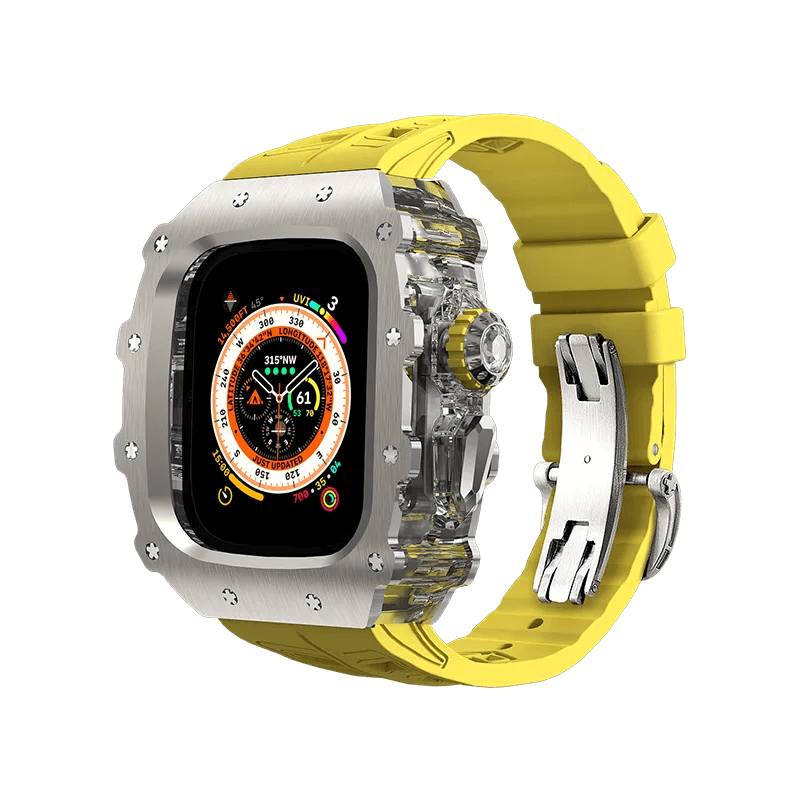 [New] Titanium Alloy Case for Apple Watch 44/45/49mm - DOUBLE VISION - HUALIMEI
