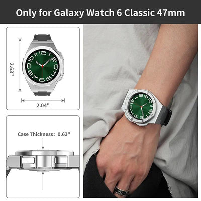 [New] Zinc Alloy Case for Samsung Galaxy Watch 6 - 47/43mm - HUALIMEI