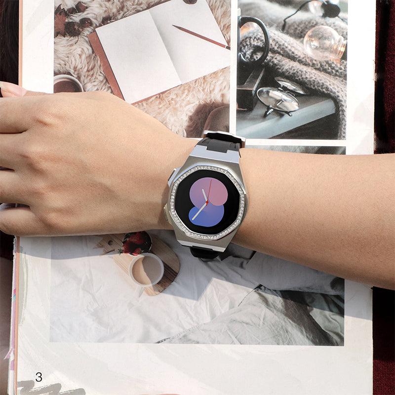 Zinc Alloy Case for Samsung Galaxy Watch 4/5 40mm - Diamond - HUALIMEI